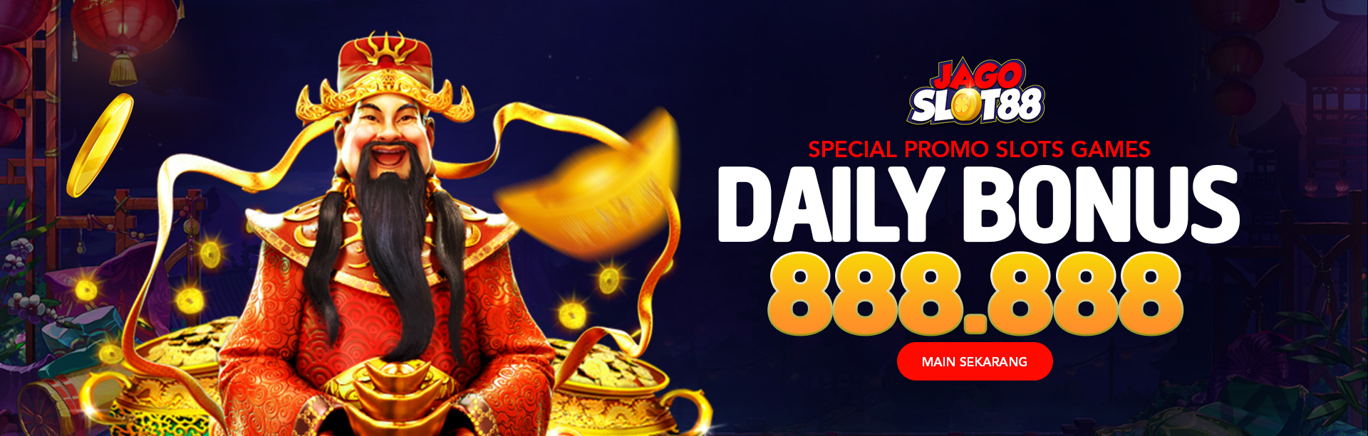 DAILY BONUS SLOT MAX IDR 888.888