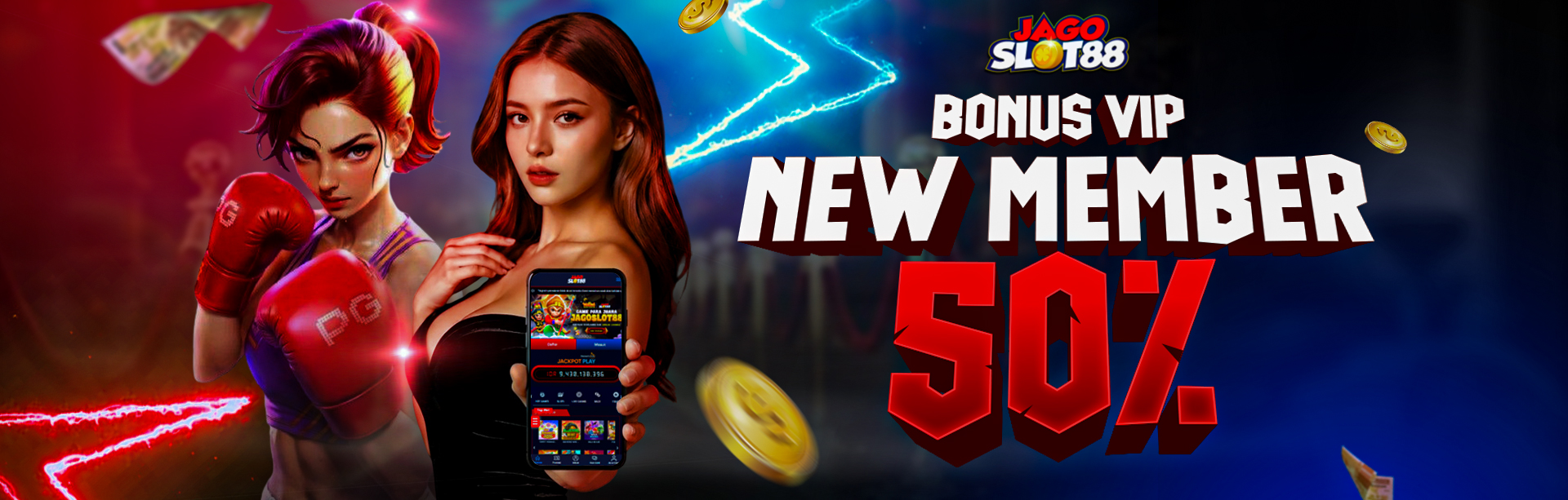 BONUS NEW MEMBER 50%	