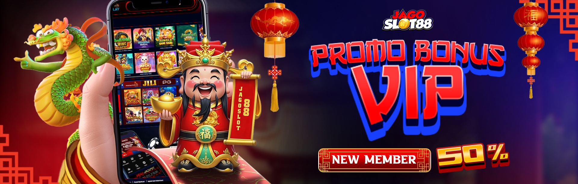 BONUS NEW MEMBER 50%	