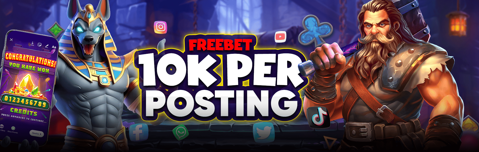 Bonus Freebet 10K Per Posting